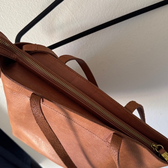 Madewell The zip-top transport bag brown Large size - Picture 13 of 13